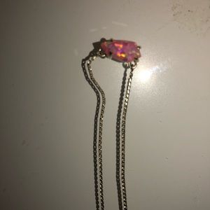 AUTHENTIC KENDRA SCOTT PINK/GOLD OPAL NECKLACE